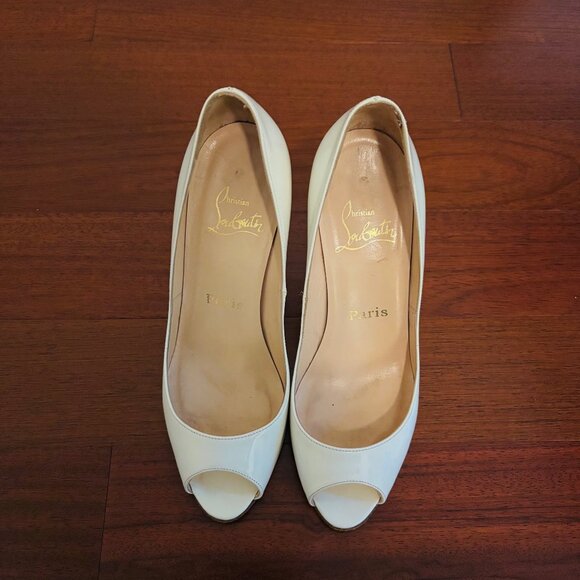 Christian Louboutin Very Prive Peep Toe Pumps 36.5 - Picture 2 of 4